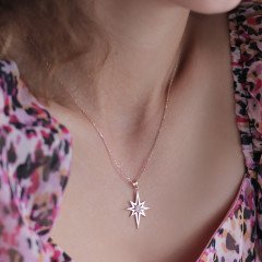 Kuzey Yıldızı Pırlanta Kolye