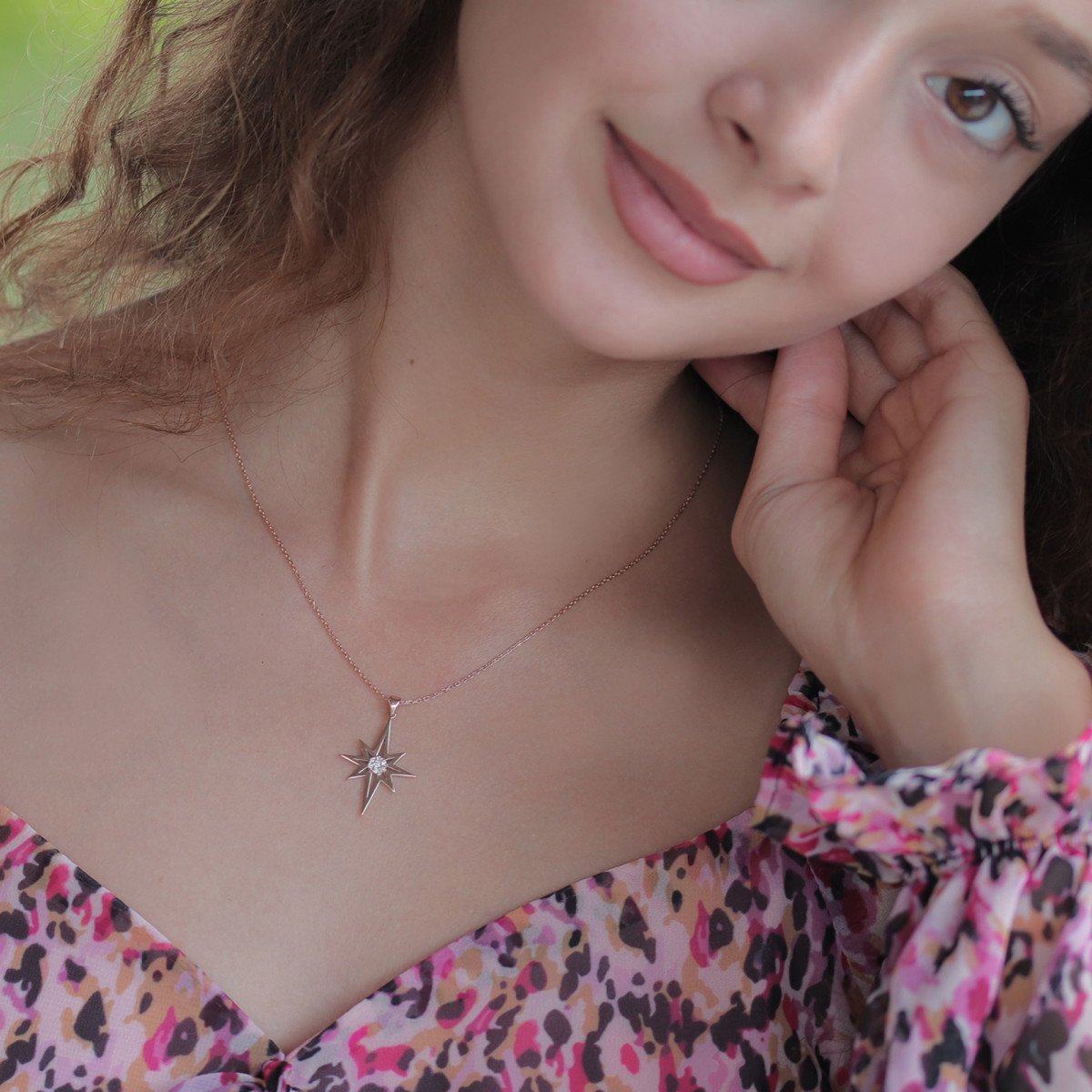 Kuzey Yıldızı Pırlanta Kolye