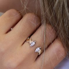 Yay Pırlanta Yüzük