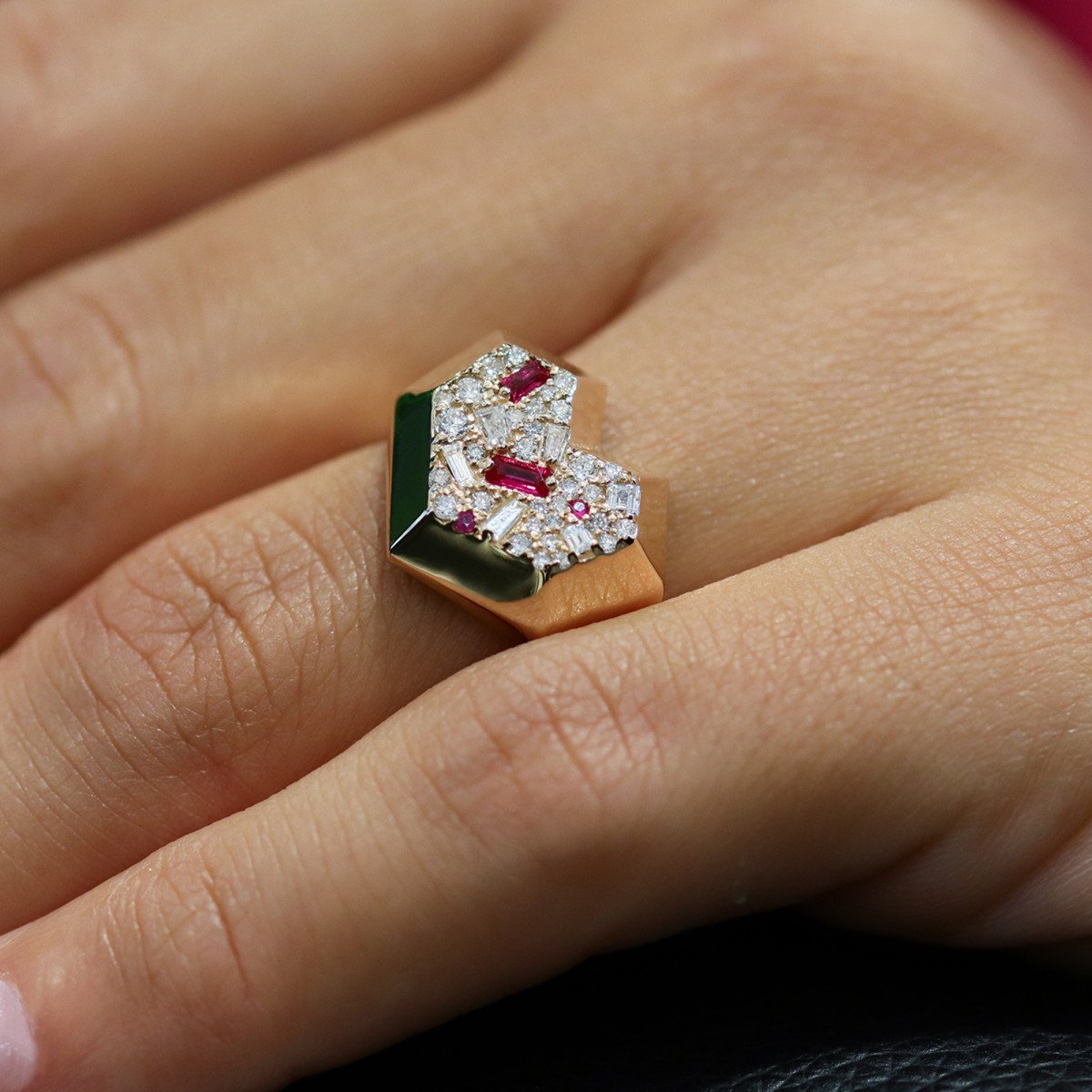 Kalp Pırlanta Yüzük