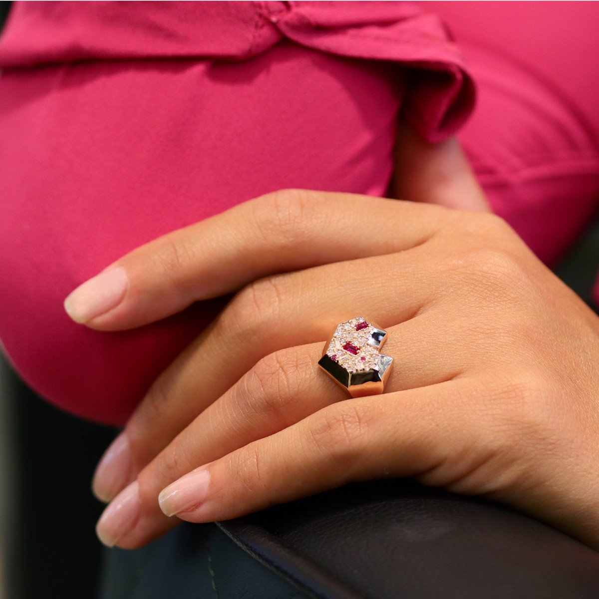 Kalp Pırlanta Yüzük