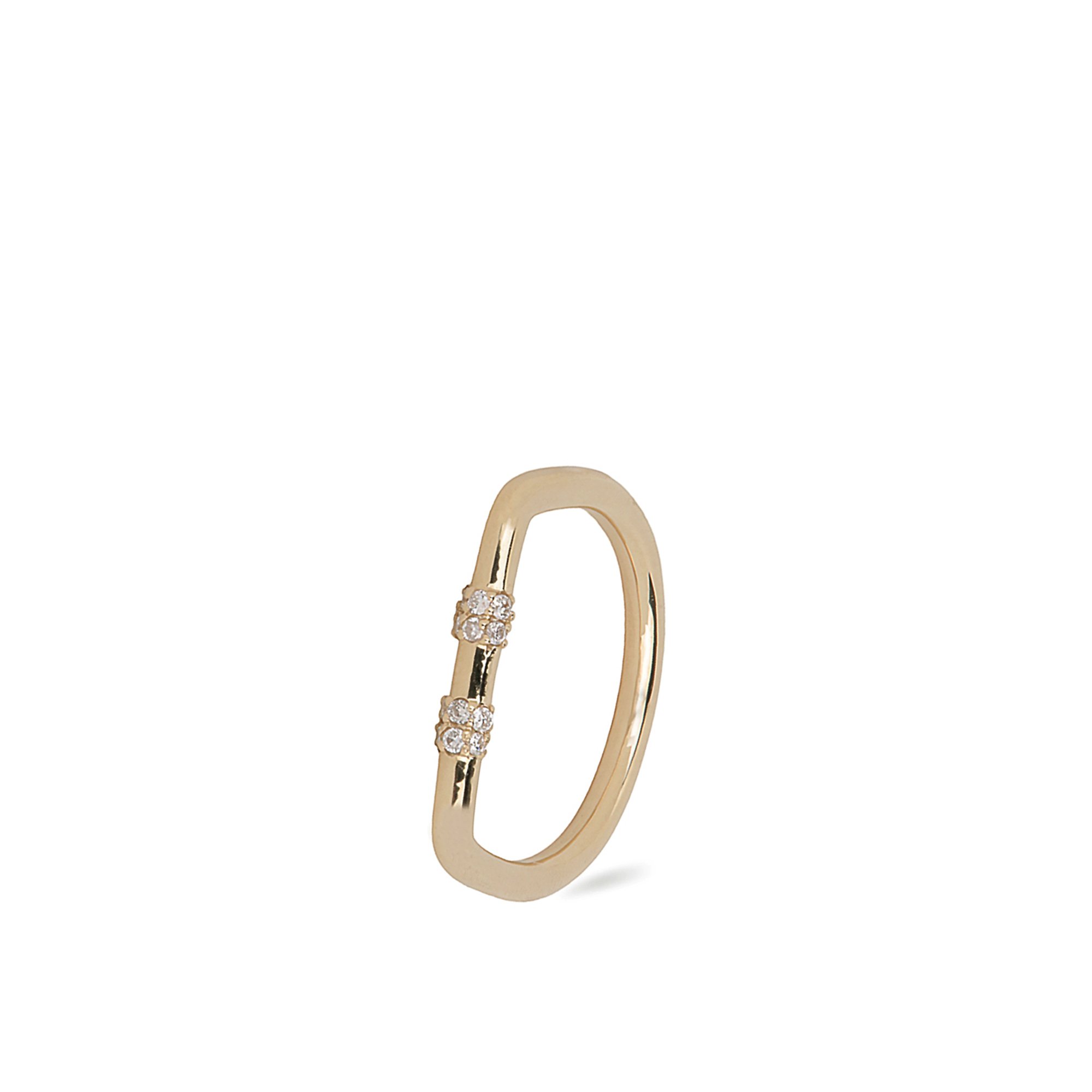 Line Diamond Ring