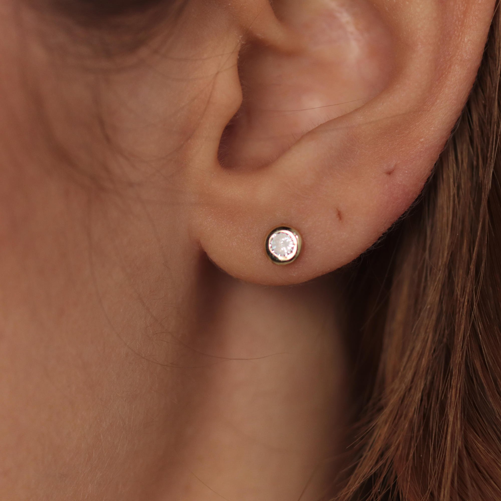 Solitaire Earrings