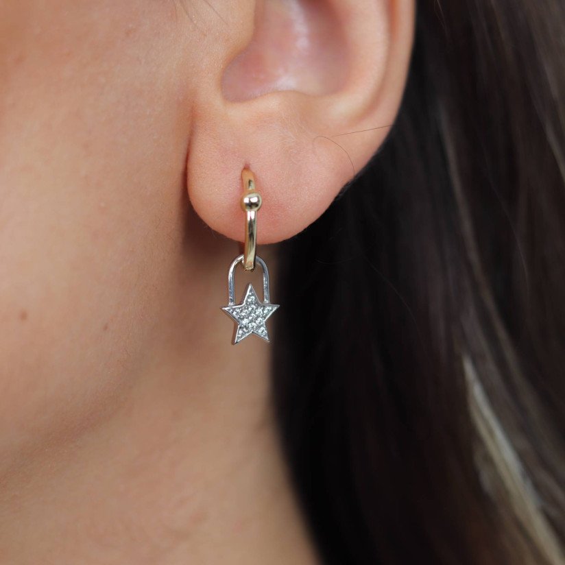 Star Dangle Earrings 