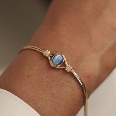 Turkuaz Balık Sırtı Bileklik