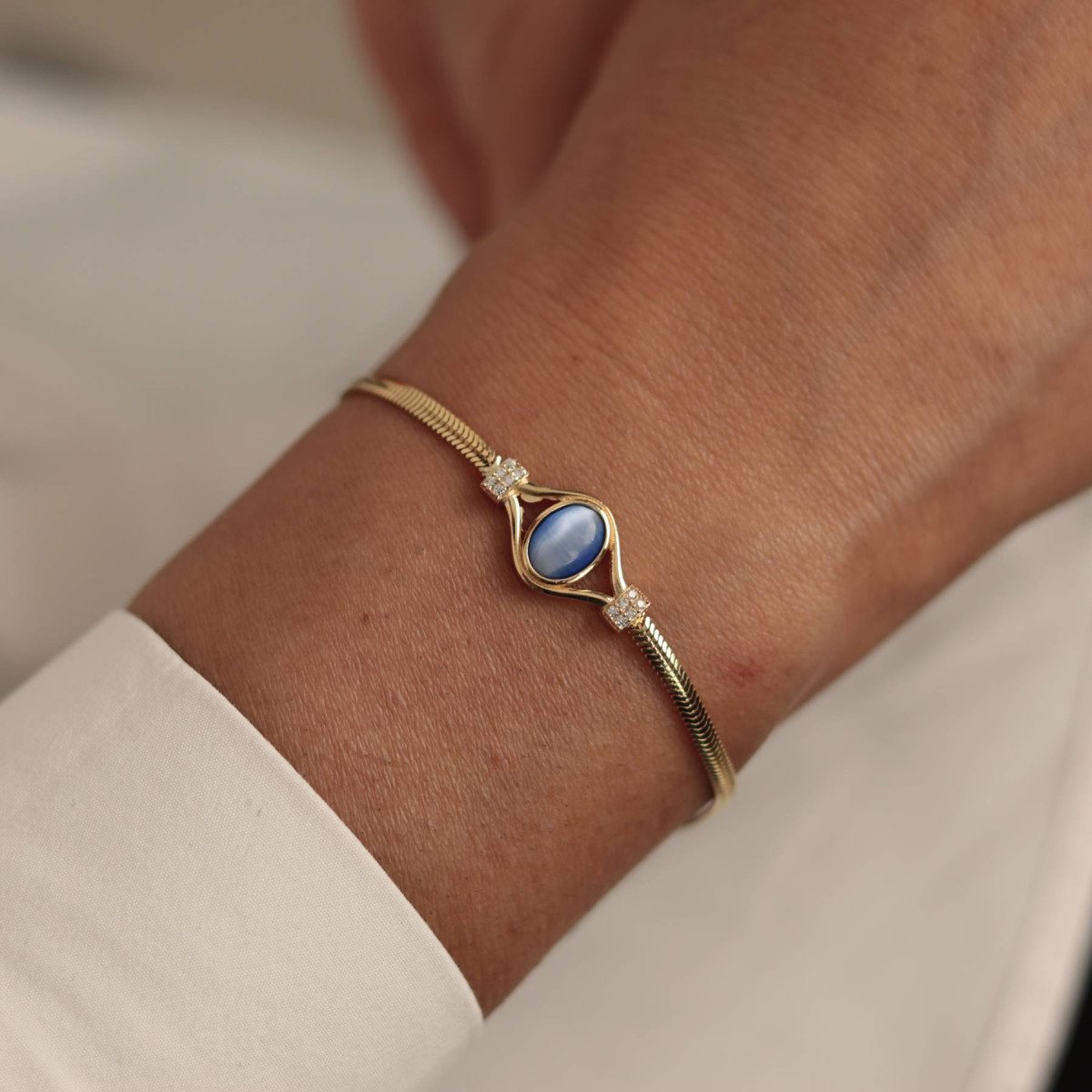 Turkuaz Balık Sırtı Bileklik