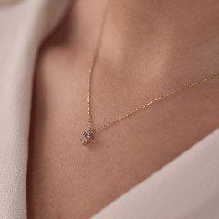 Taşlı Minimal Kolye