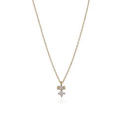 Taşlı Minimal Kolye