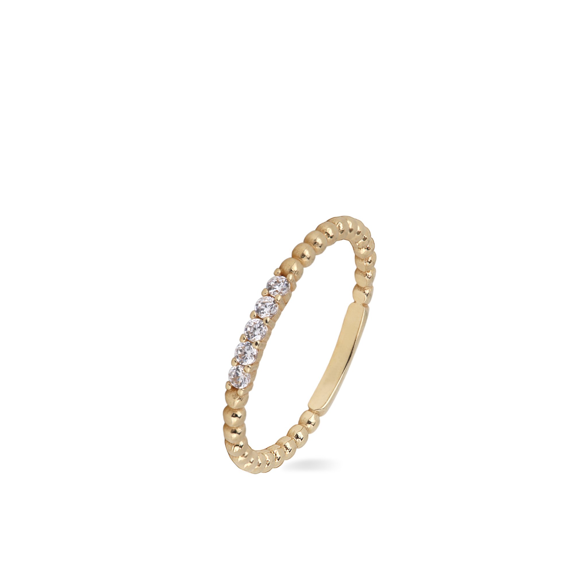 Twist Five-Stone Ring
