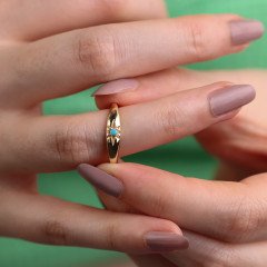 Taşlı Şovalye Yüzük