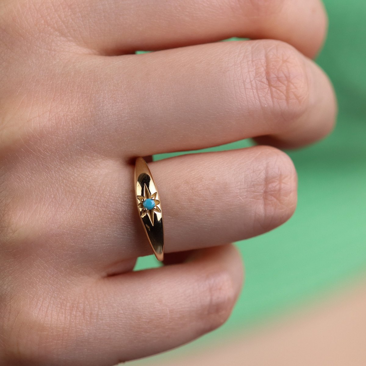 Taşlı Şovalye Yüzük