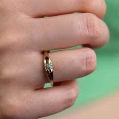 Taşlı Şovalye Yüzük