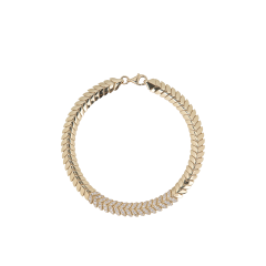 Taşlı Balık Sırtı Bileklik