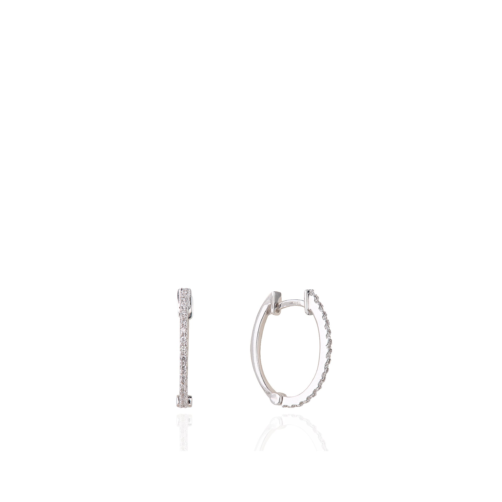V Diamond Earrings