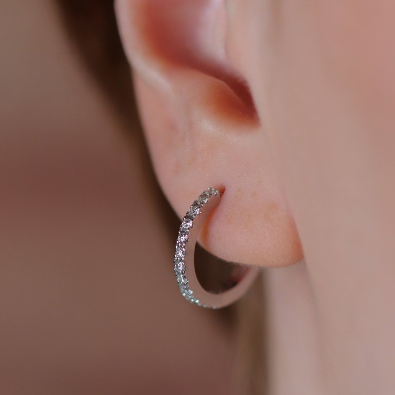 Ring Diamond Earrings