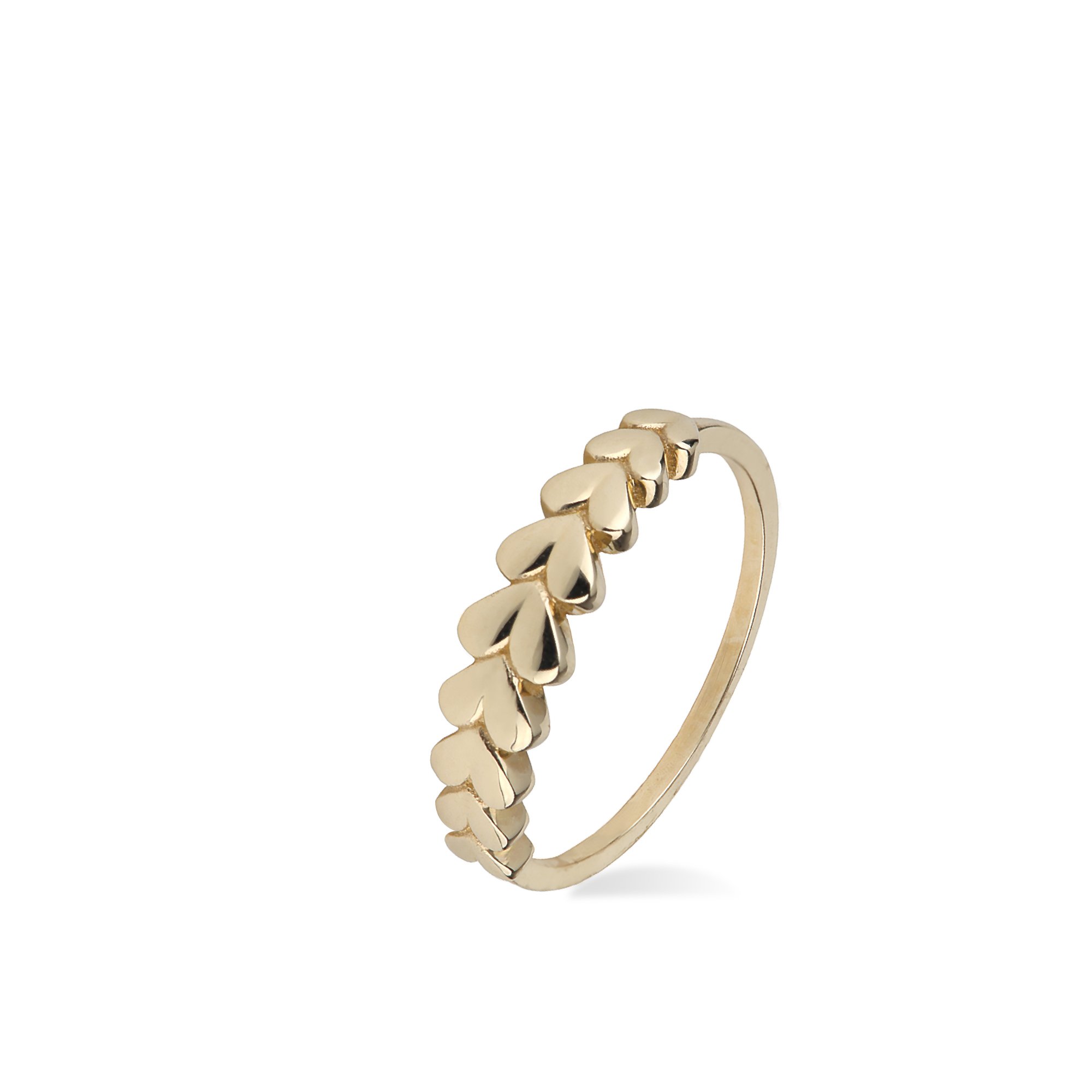 Heart Wheat Ear Ring