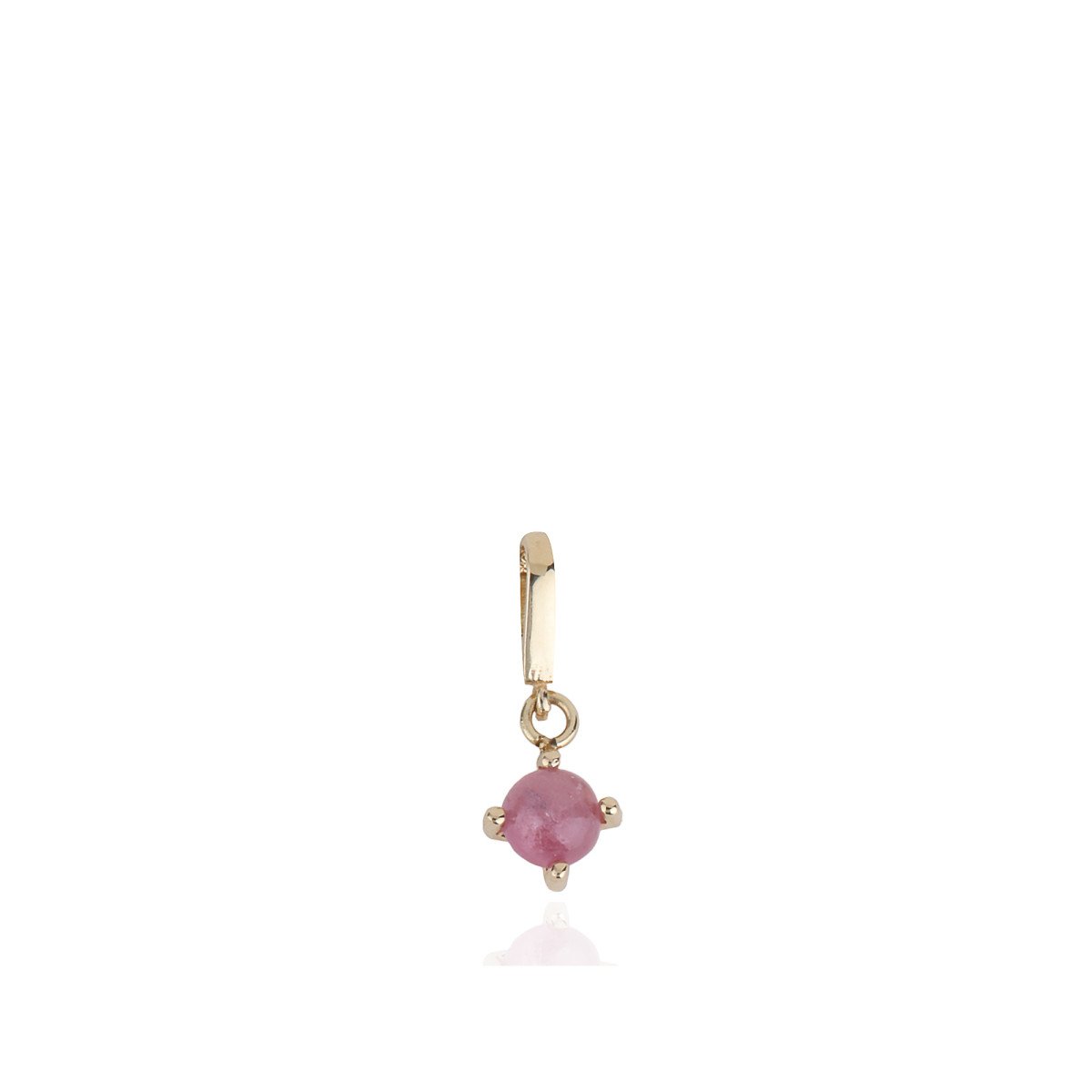 Pembe Mini Taş Charm