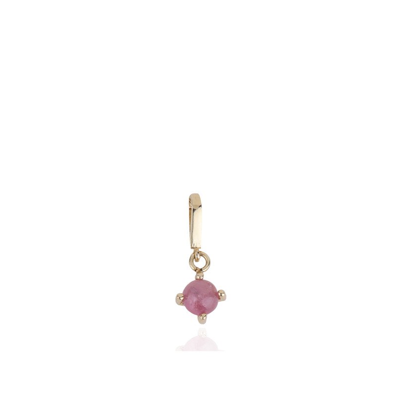Pink Mini Stone Charm