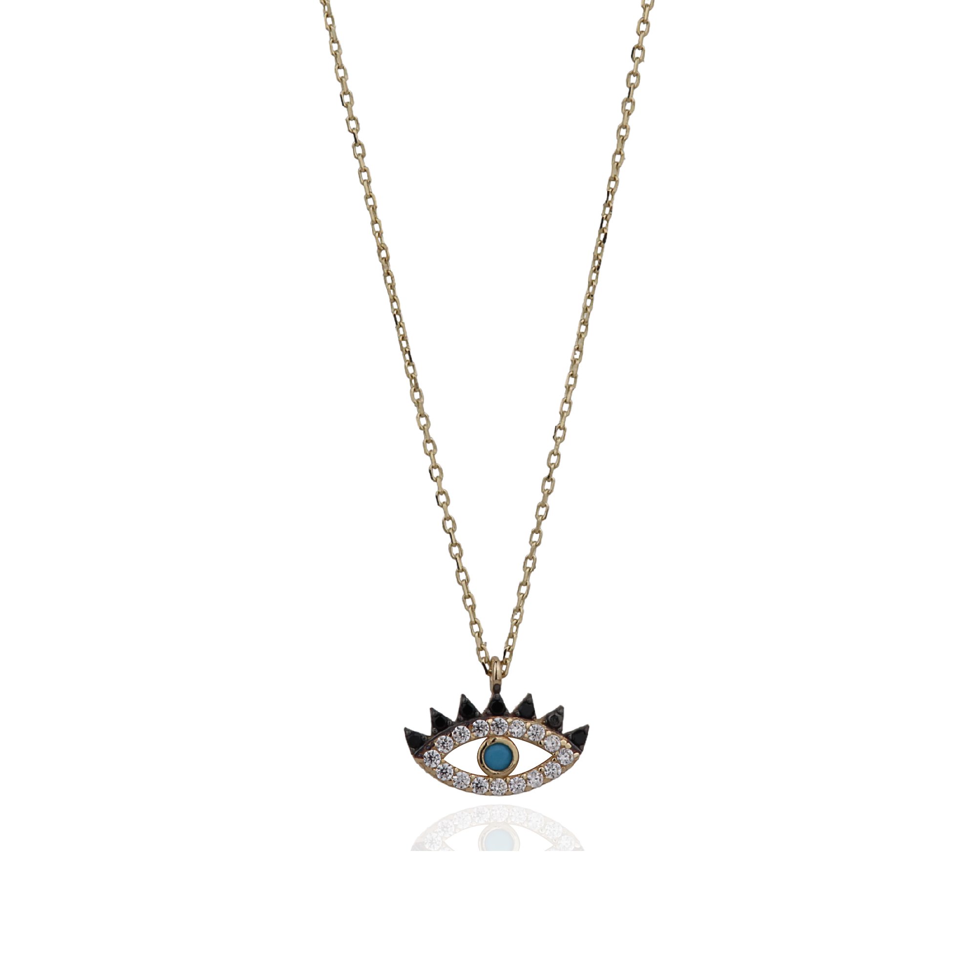 Mini Black Kirpik Necklace