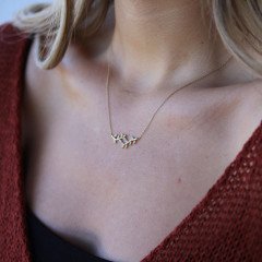 Taşlı Başak Kolye