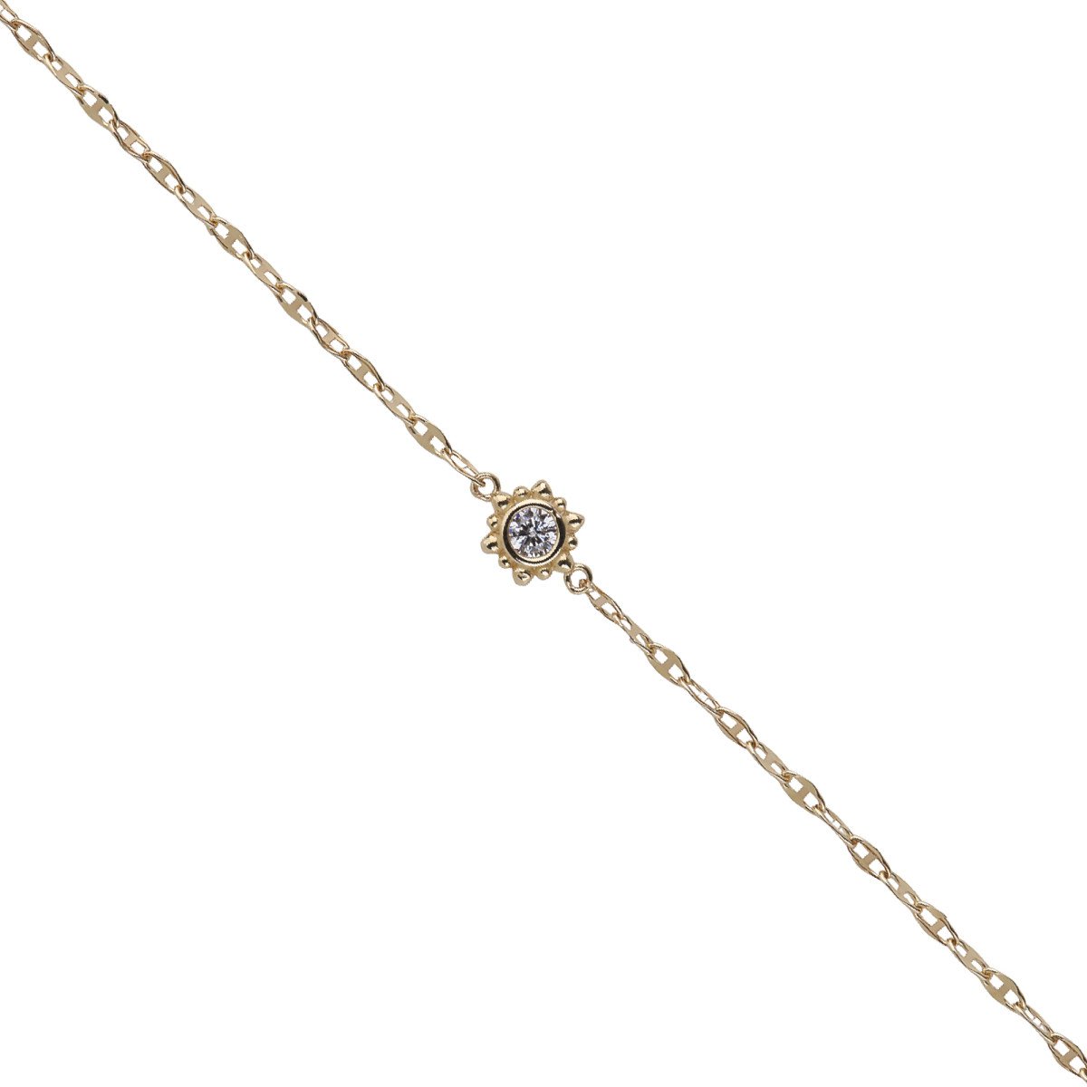 Taşlı Çiçek Bileklik