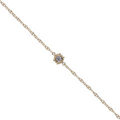 Taşlı Çiçek Bileklik