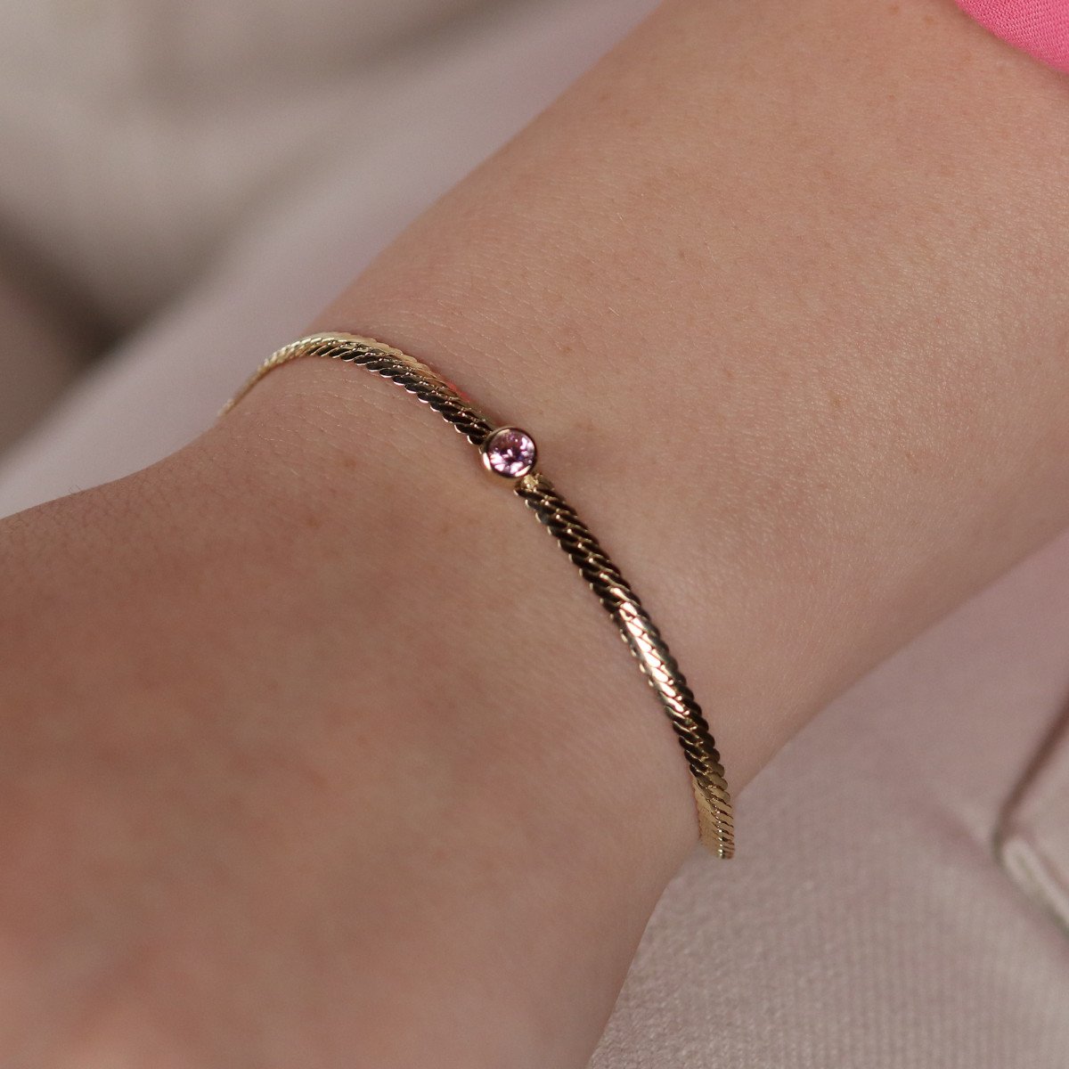 Renkli Taşlı Bileklik