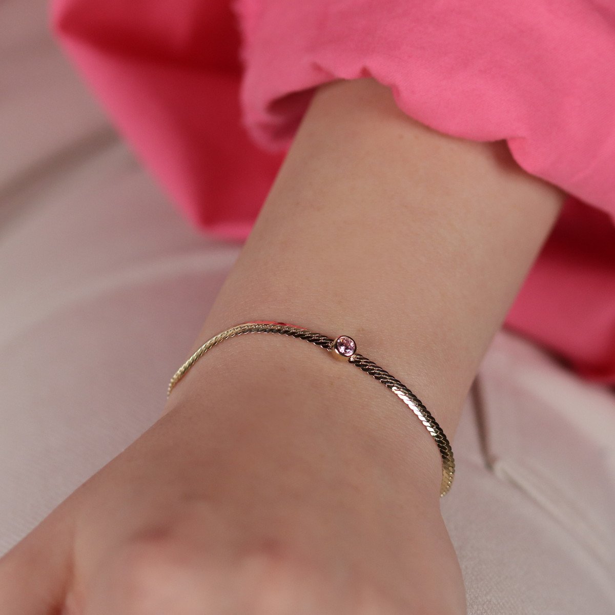 Renkli Taşlı Bileklik