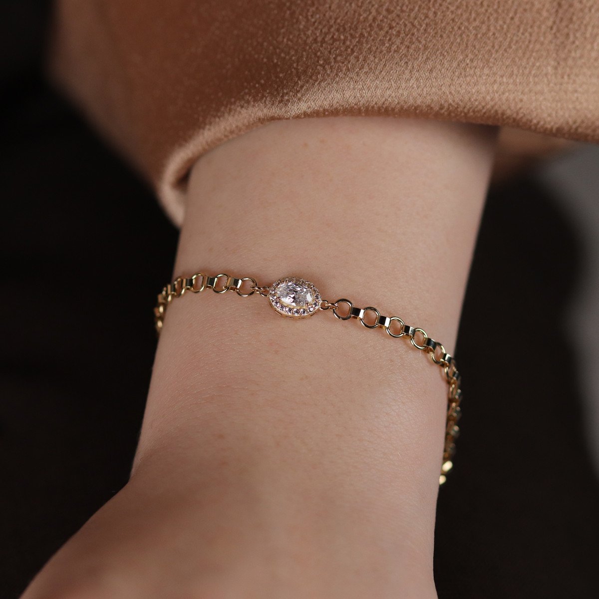 Baget Taşlı Bileklik