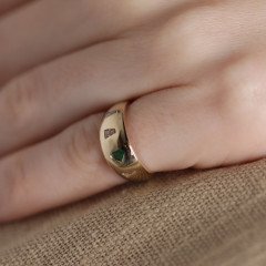 Geometrik Taşlı Yüzük