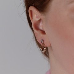 Taşlı Tasarım Küpe