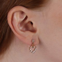 Taşlı Tasarım Küpe