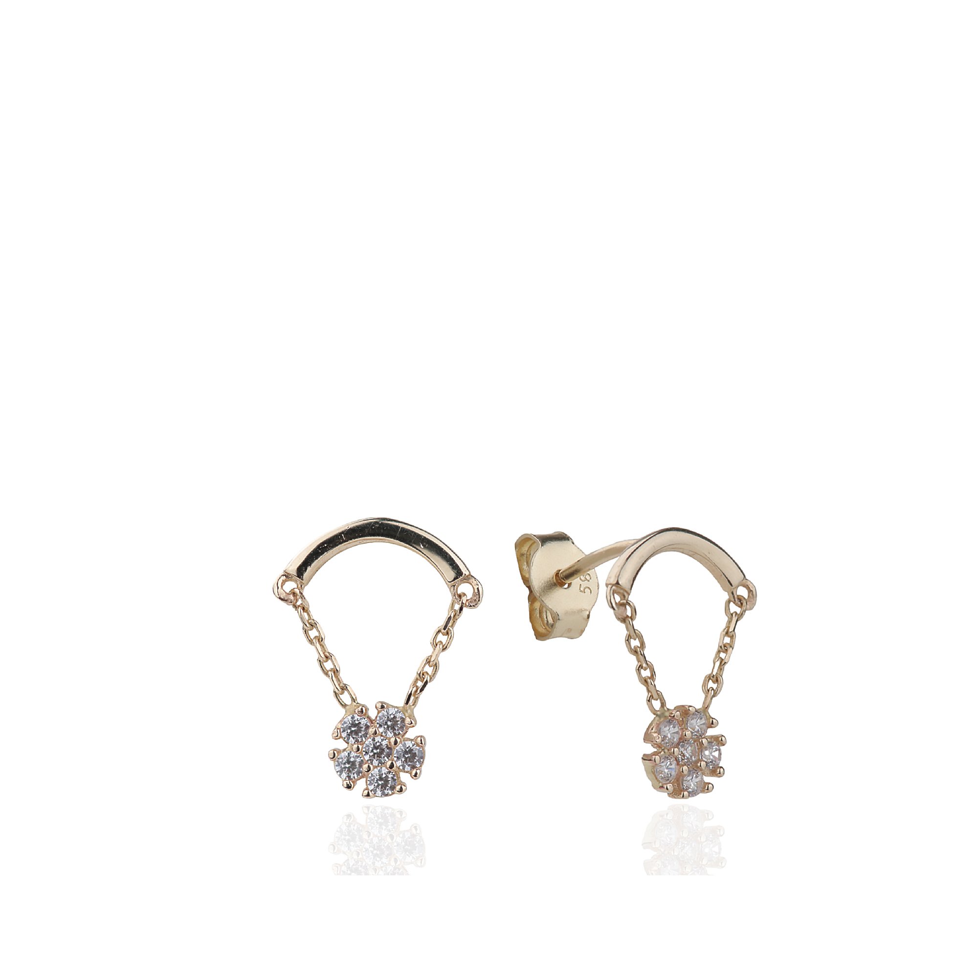 Flower Design Earrings
