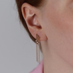 Zincir Sallantalı Küpe