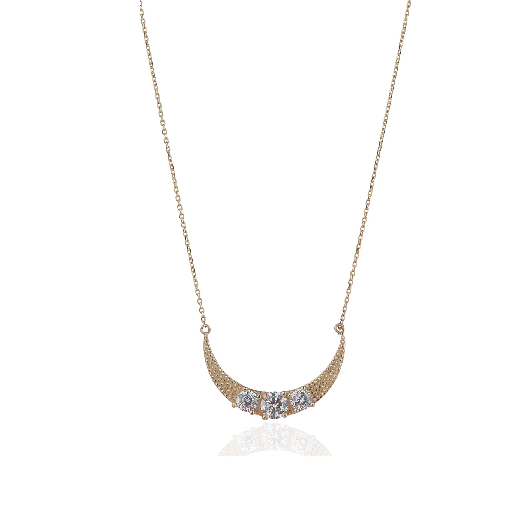 Stone-set Hilal Necklace