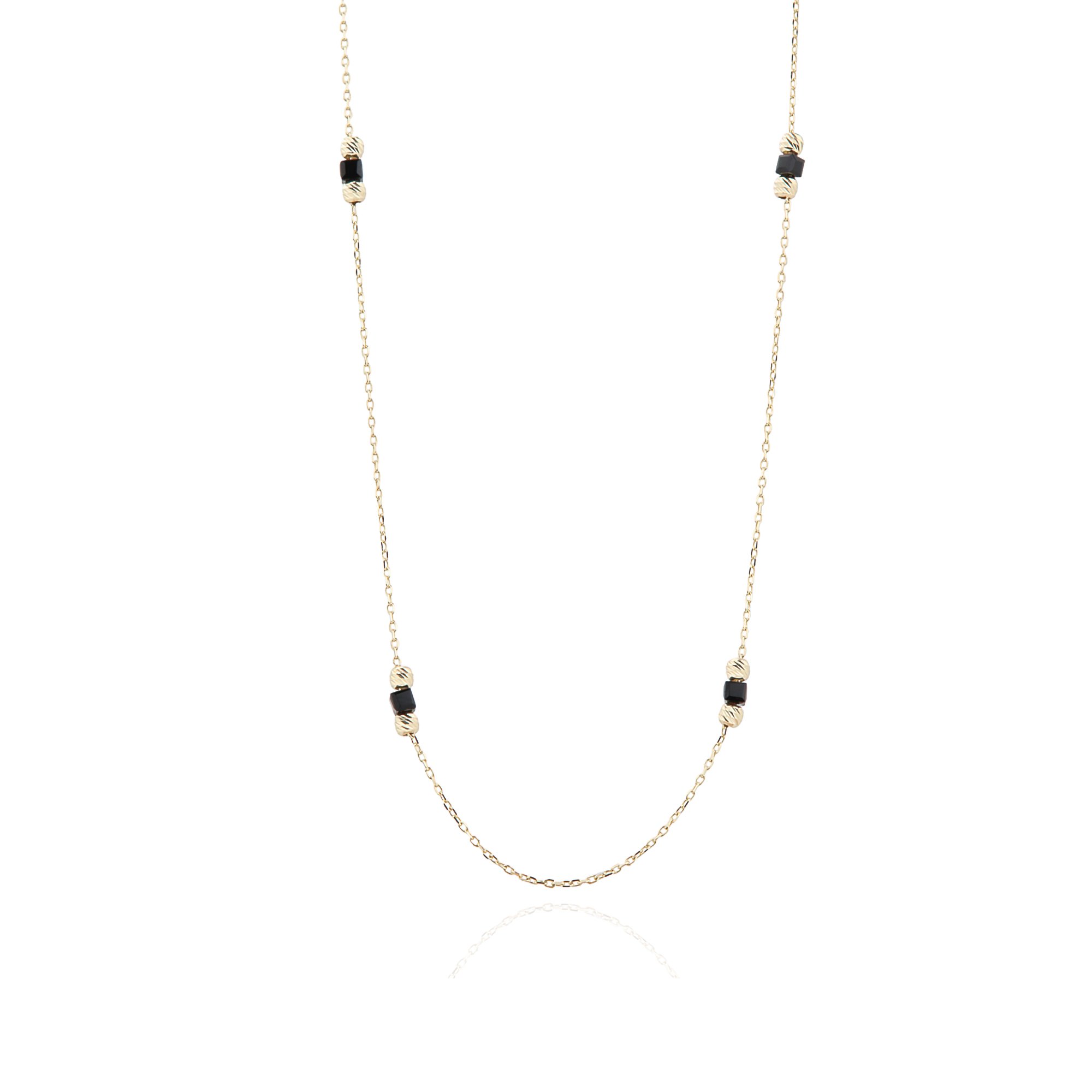 Black Cube Necklace