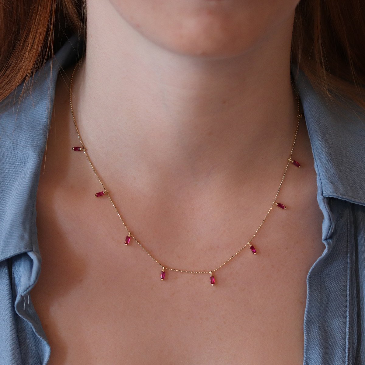 Sıralı Baget Kolye