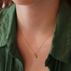 Taşlı Yengeç Kolye