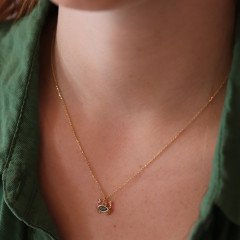 Taşlı Yengeç Kolye