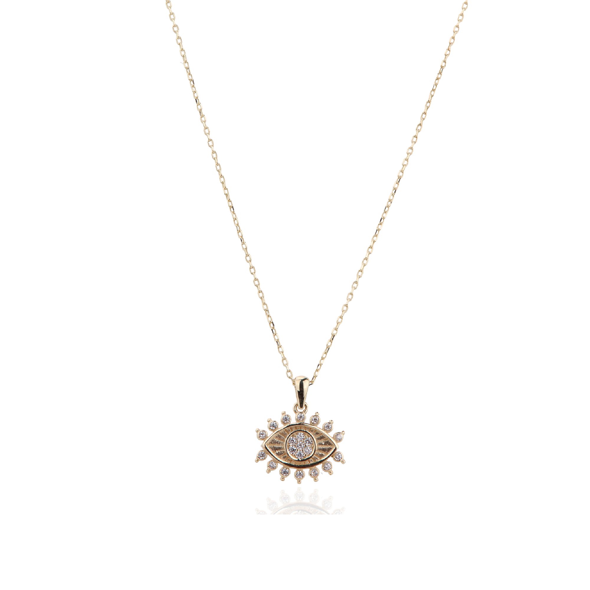 Stone-set Eye Necklace