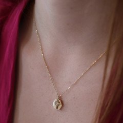 Altıgen Kuzey Yıldızı Kolye