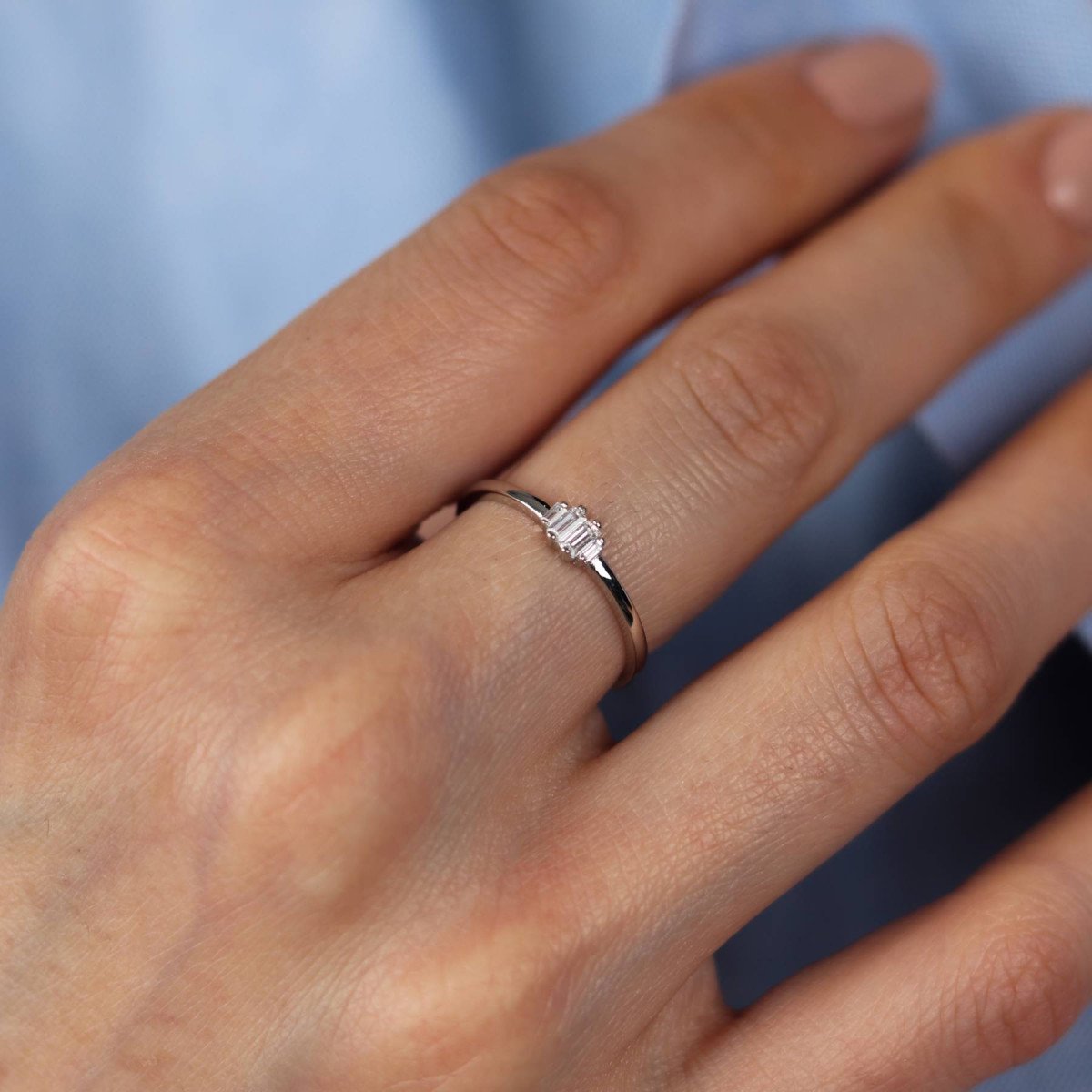 Baget Taşlı Yüzük