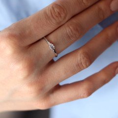 Baget Taşlı Yüzük