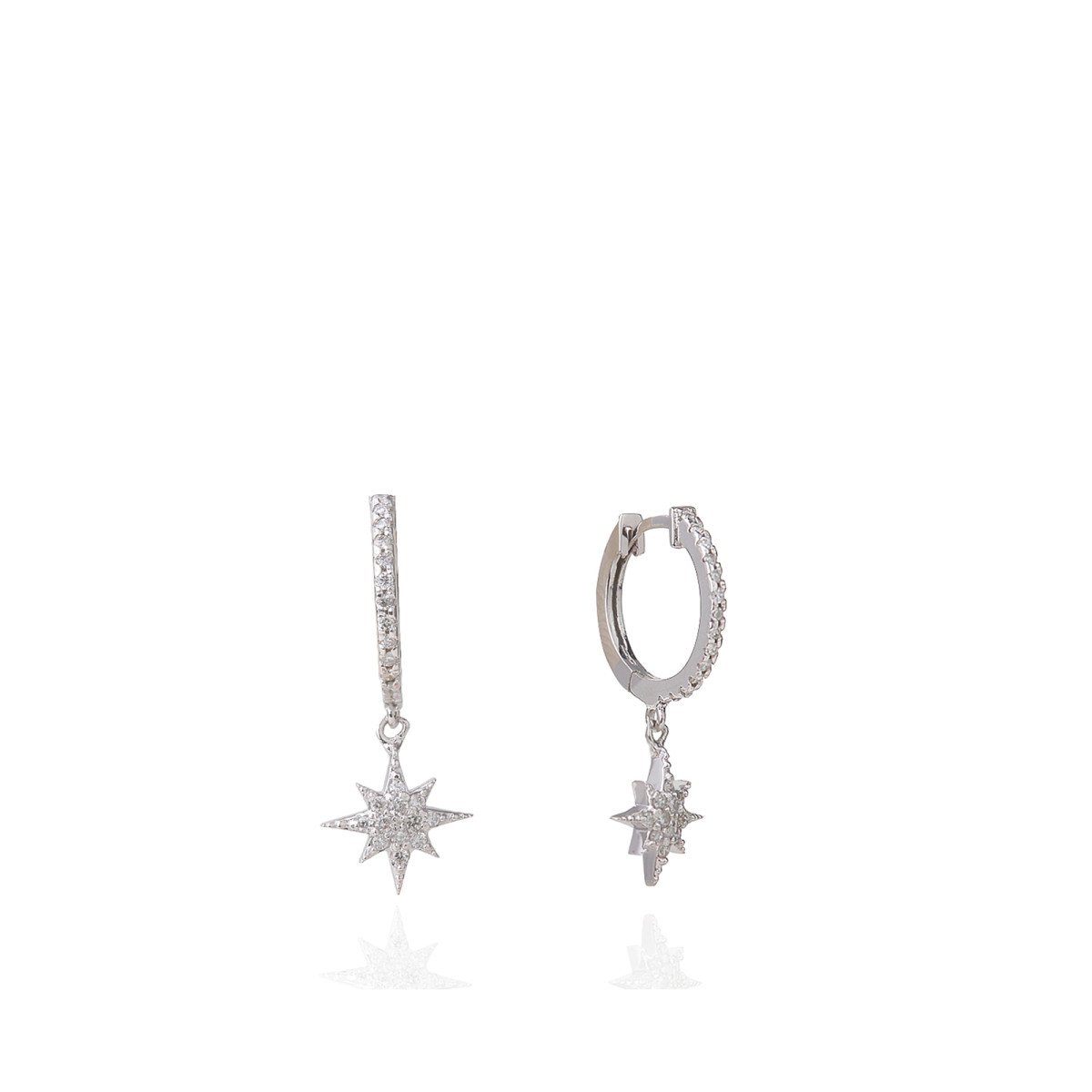 Kuzey Yıldızı Pırlanta Küpe