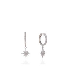 Kuzey Yıldızı Pırlanta Küpe