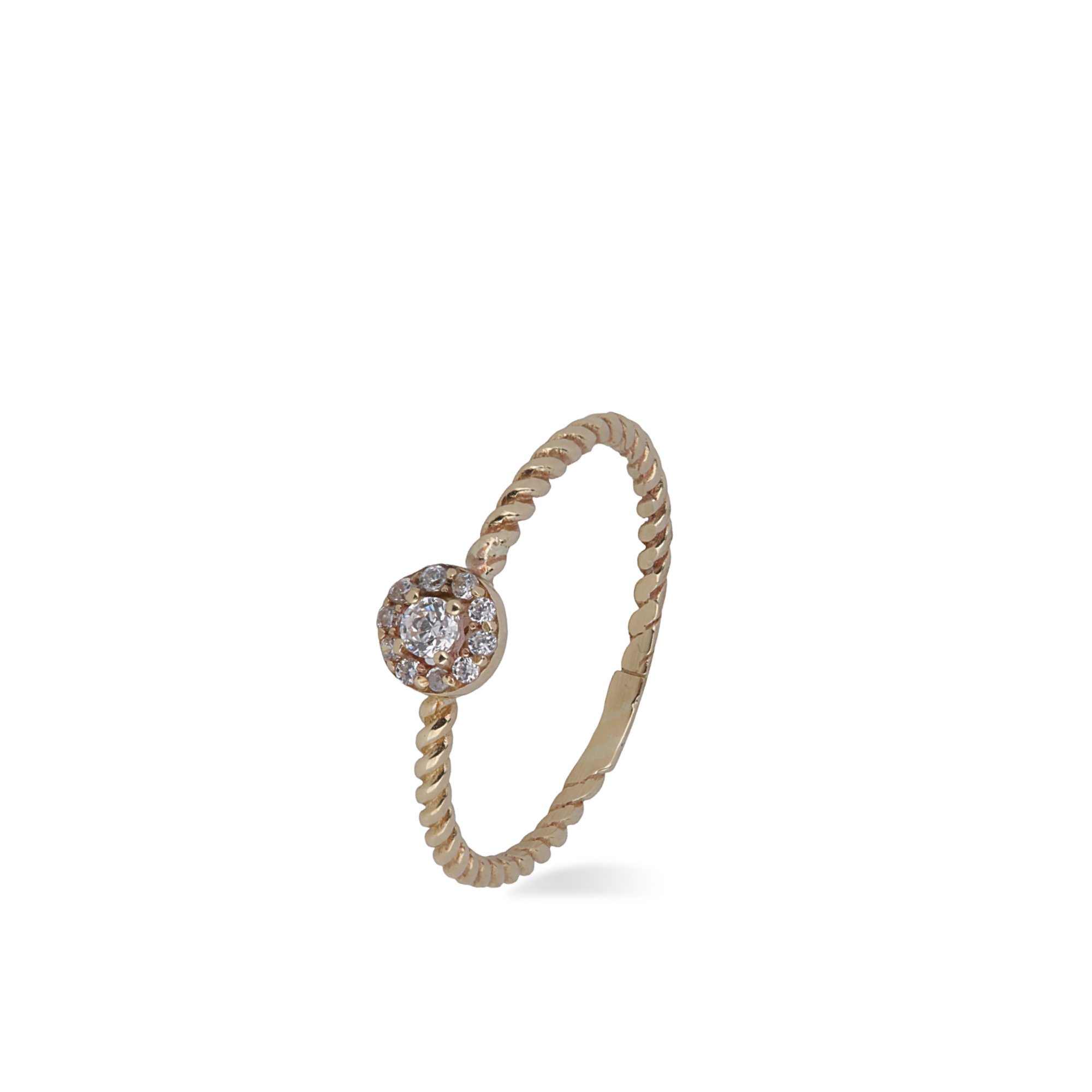 Twist Daisy Ring