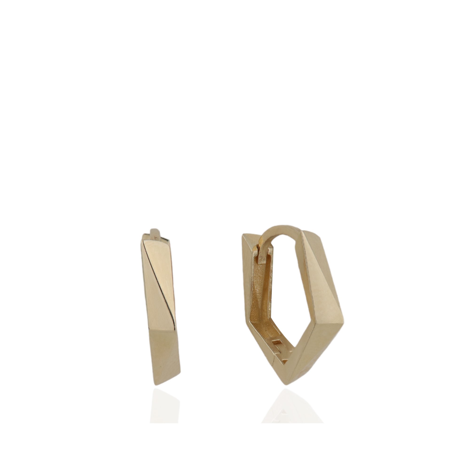 Asimetrik Prizma Earrings