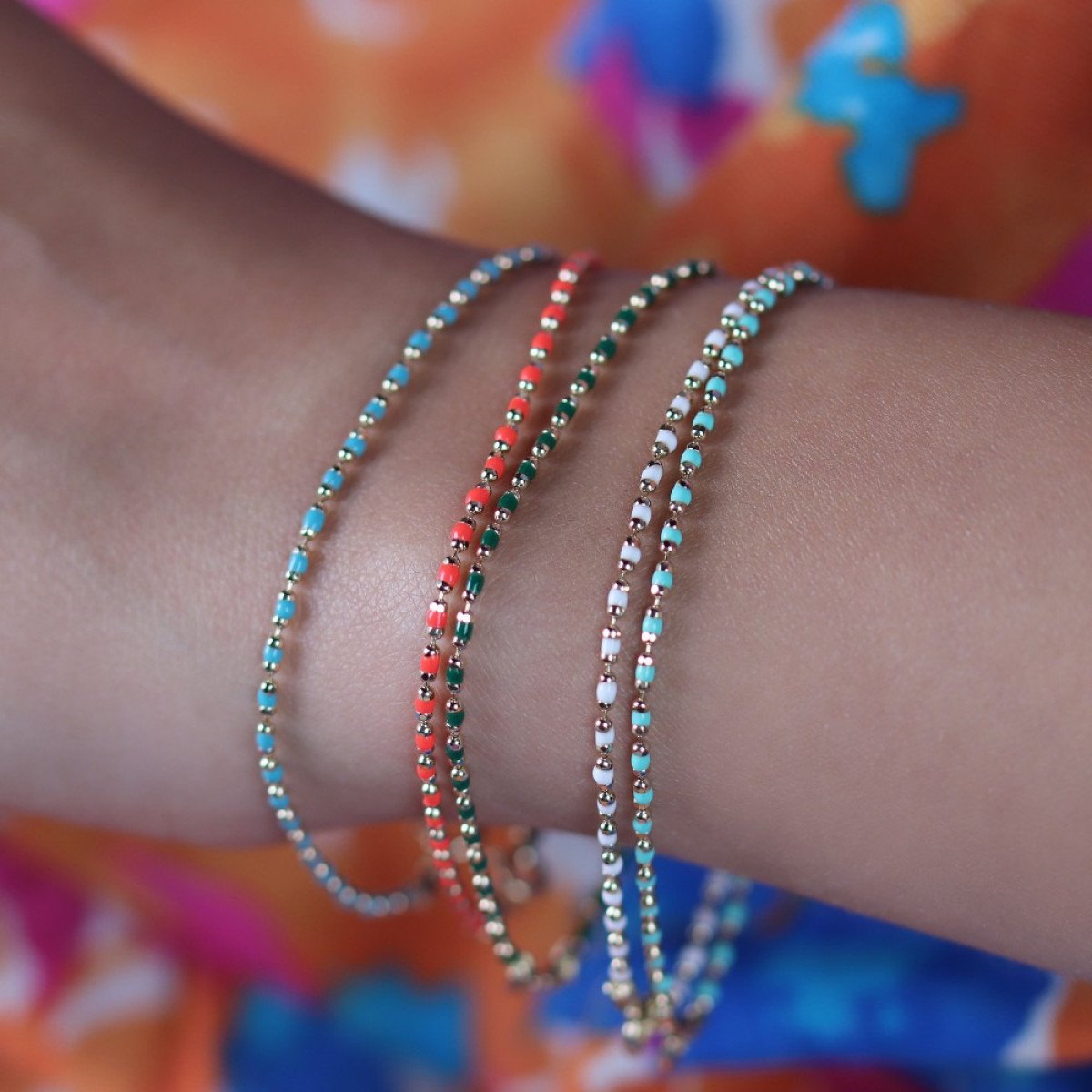 Sıralı Mineli Bileklik