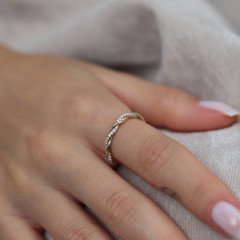 Taşlı Burgu Yüzük