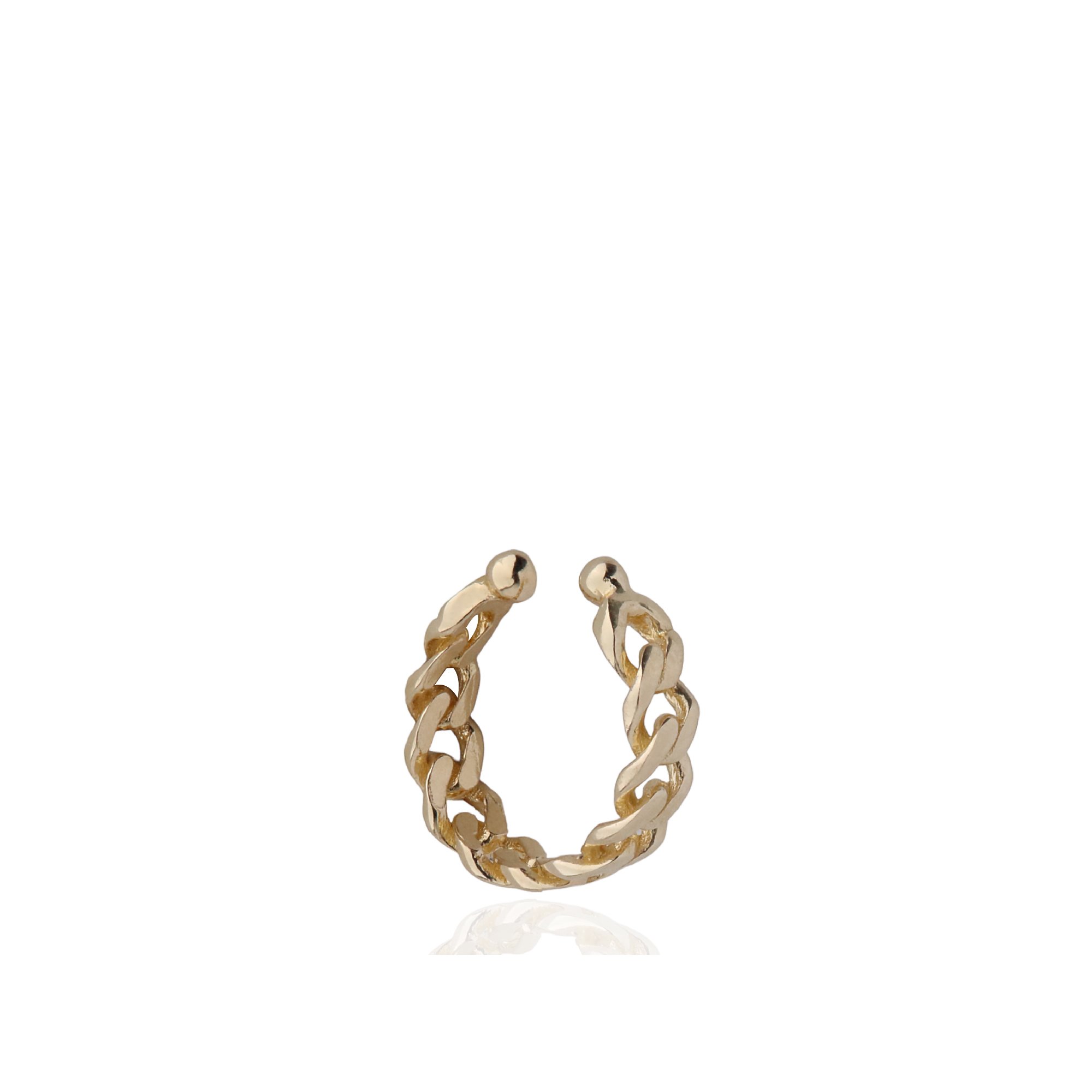 Gourmette Cuff Earrings